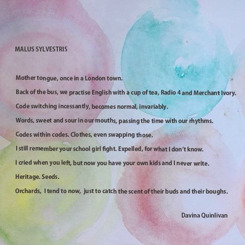 Malus sylvestris. A poem by Davina Quinlivan