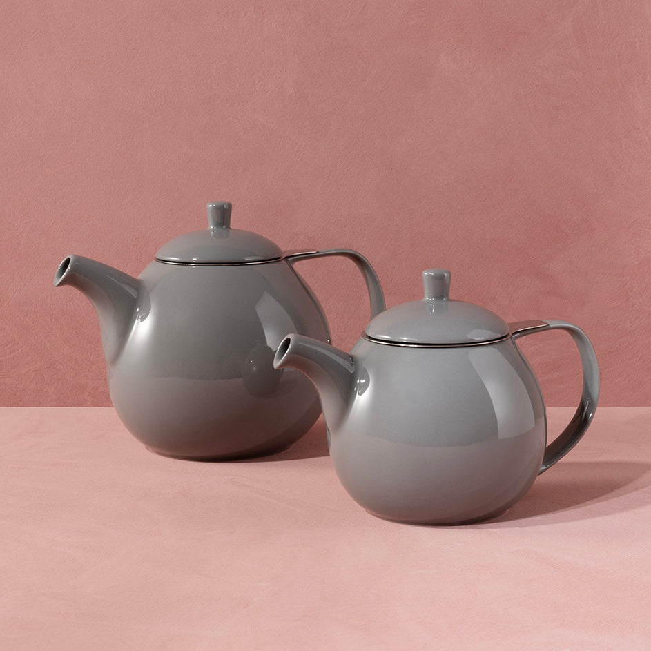 Small Curve Grey Teapot
